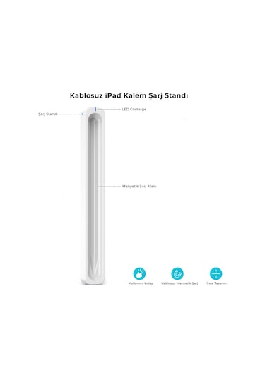 Bix SP01 Stylus Pen için Manyetik Kablosuz Şarj Yuvası
