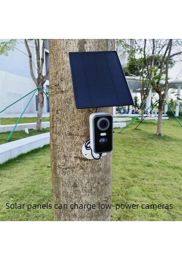 Xuweiwei Taşınabilir Güneş Şarj Paneli Kiti 3 Parça Beyaz Dış Mekan Kamera Fan Usb Type C Uyumlu