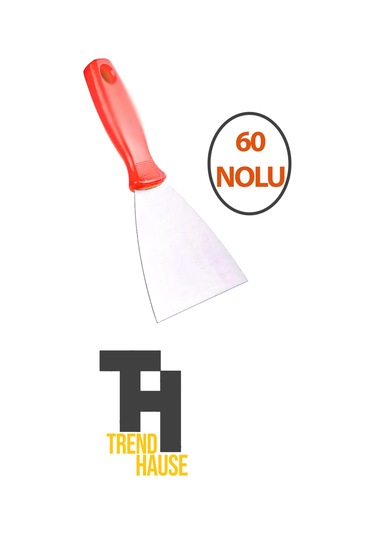 Spatula Paslanmaz Çelik 60 No'lu Plastik Saplı Çok Amaçlı