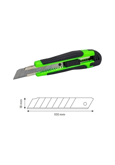Leo Sx-82 Plastik Maket Bıçağı Yedek Uç Hazneli 18 Mm 2 Yedekli