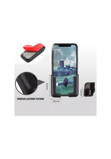 Telefon ve Tablet Tutucu Ergonomik Pratik Araç-Ev-Ofis Yapıştırma