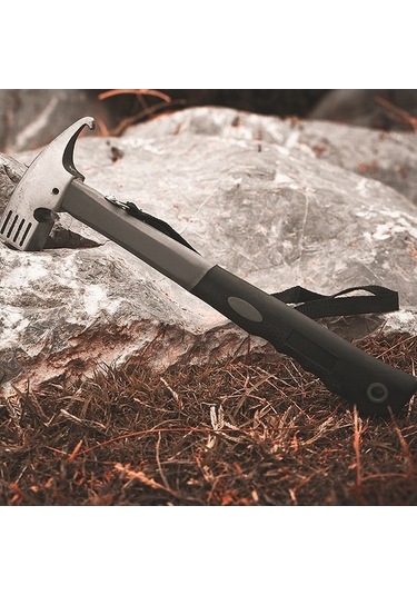 Bloomnest Shine Trip 25cm Dış Mekan Çadır Çivisi Ve Çekiç Seti, Kaynaklı Zemin Çivileri, Çok Fonksiyonlu Renkli Set Çok Renkli