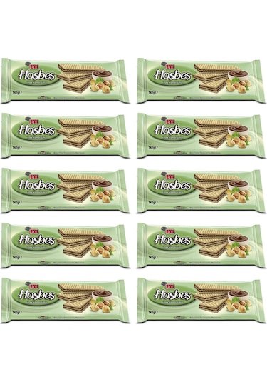 Eti Hoşbeş Fındık Kremalı Gofret 10 x 142 G