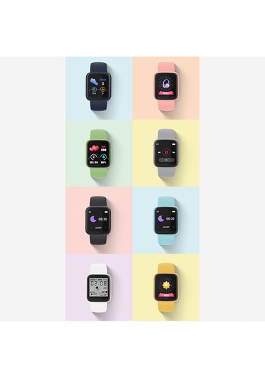 Geeroyoo Lt716 Siyah Akıllı Saat: Sağlık İzleme, Çoklu Spor Modları Ve Bluetooth 4.0 İle Ultra Hafif Usb Şarjlı Akıllı Saat