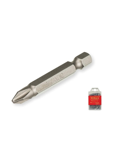 Tomax Ph 2x75 Yıldız Bits Uç 06002075 1 Paket 20 Adet