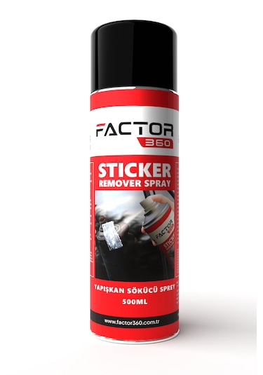 Factor360 Otomobil Araç Yapışkan Etiket Sökücü Aerosol 500ml