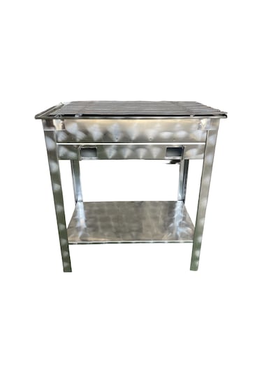 Köfteci Mangalı 35 X 70 Cm Paslanmaz Maksi Boy Sehpalı