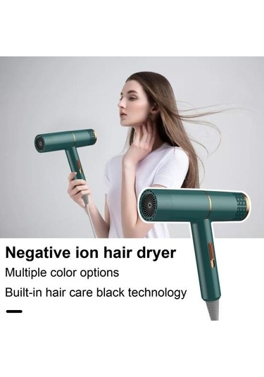 Ev Tipi Saç Kurutma Makinesi 800w Yüksek Güçlü Mavi Işık Negatif İyon Saç Bakımı Fön Makin Erkek Saç Kurutma Fön Makinesi 55815737