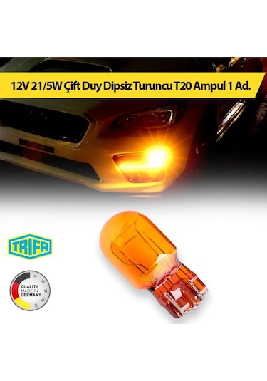 Opel Astra J Gündüz Farı T20 Amber Halogen Far Ampulü 2 Adet