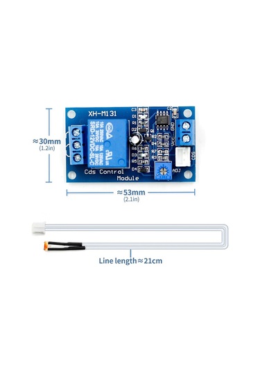 Xh-m131 Ldr Işık Kontollü Röle 12v Gündüz Gece Algılayıcı