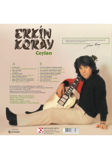 Erkin Koray - Ceylan / Çöpçüler Renkli Plak