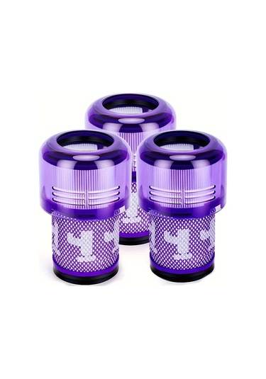 Honeybeeshop  V12 Slim Absolute Detect 3 Paket Yikanabilir Hepa Filtre 971517 01 Yedek Parca Hava Kalitesini Artirir