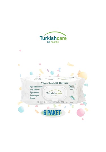 6 Lı Yüzey Temizlik Havlusu 50 Pcs