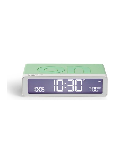 Lexon X Pantone Flip Klasik Şarj Edilebilir Alarm Saat Mint