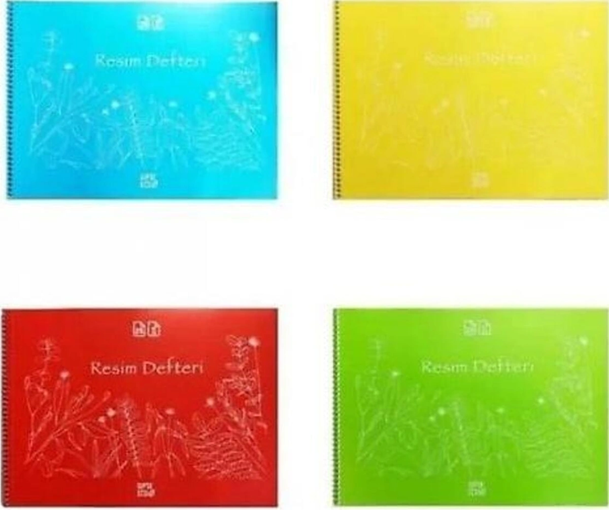 Resim Defteri Eco Plastik Spiralli 35x50 25 Yp 4957 12'li Paket / Gıpta 1272