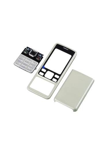 Nokia 6300 Uyumlu Ön + Arka Kapak + Tuş Takımı Set