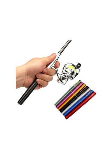 Xindoker H4 Mavi 1.6m Cam Çelik Fiber Gömlek Çubuğu Seti - Mini Spinning Makaralı, Hafif, Sulu Su İçin Uygun Beyaz