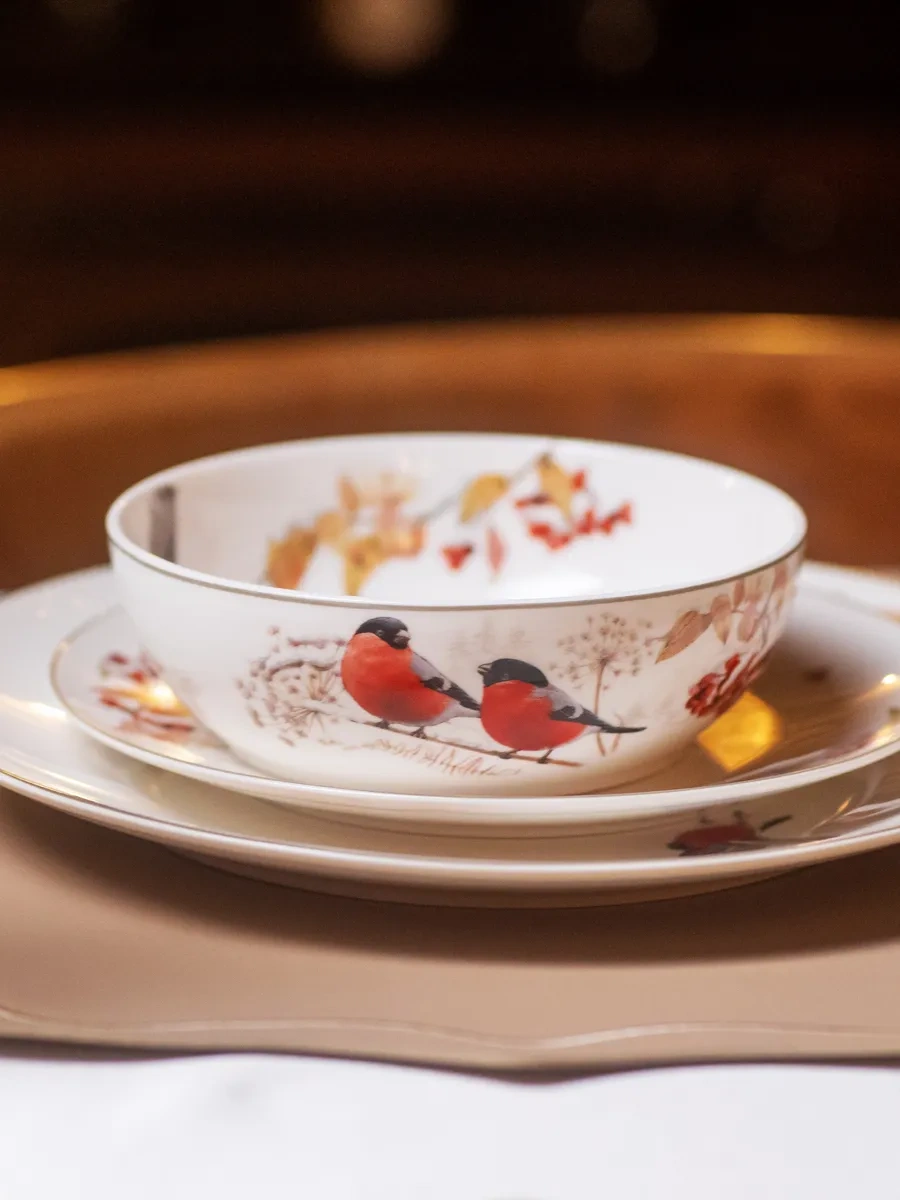 Lefard Çorba Ve Salata Kasesi "orman Masalı" 500 Ml 183879595 Beyaz