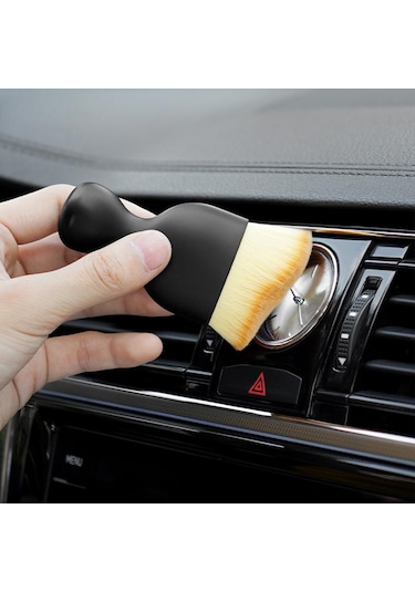 Yumuşak S Tüylü Mini Detaylı Temizlik Fırçası Araç Oto Araba Klima Havalandırma Temizleme Fırçası 1 Adet
