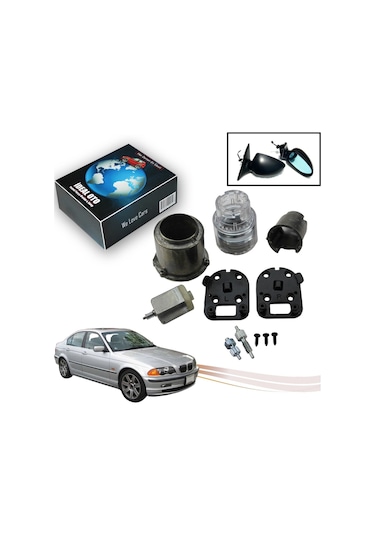 Bmw 3 E46 1998-2007 Yuvarlak Katlanır Ayna Tamir Seti
