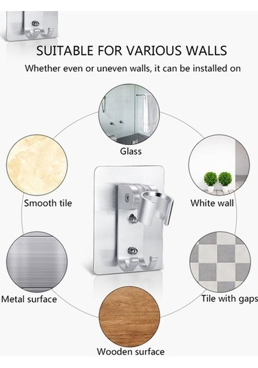 Novahub Modüle Düzenli Duş Tutucu A - Banyo Yapışkan Montaj Diğer