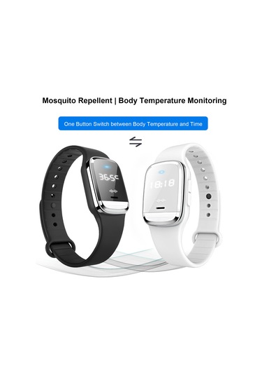 Singree M2 Pembe Sayısal Göstergeli Ultrasonik Sinek Kovucu Kordon - Kimyasız, Çocuklar İçin Güvenli, Dış Mekan Taşınabilir, Sürekli Koruma