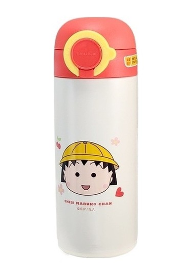 Karikatür Sevimli Paslanmaz Çelik Taşınabilir Pipetli Bardak 4wı8uu Beyaz