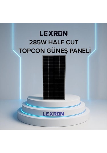 Lexron 285w Half-cut Topcon Mono Güneş Paneli -karavan Özel Üretim