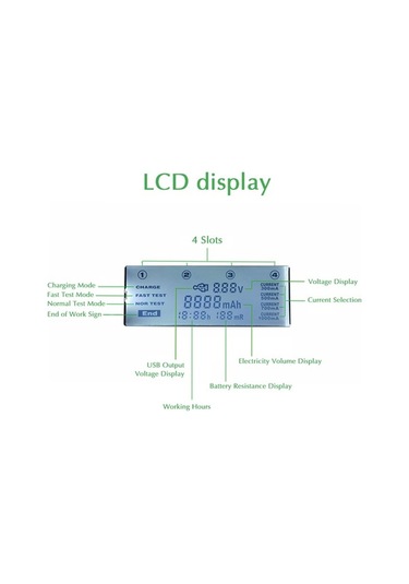 Pazly Seçeneği Şarj Şarj Piller Pil Ni-mh Li-ion İçin Çoklu Cihazı: Akıllı 3.7v 1.2v & Cf