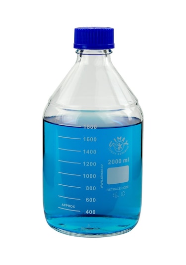 Simax Cam Otoklav Şişe 2000 Ml - Vida Kapaklı Boş Şişe