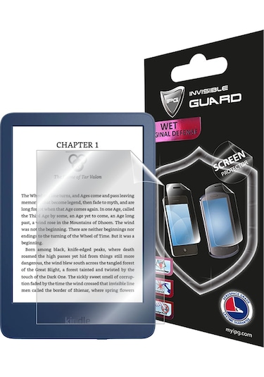 Amazon Kindle Touch 6” e-Kitap Okuyucu (2022) uyumlu Görünmez IPG Ekran Koruyucu