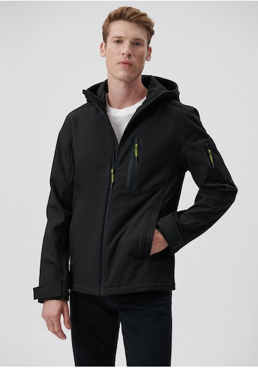 Mavi - Kapüşonlu Siyah Ceket 0110264-900 Siyah