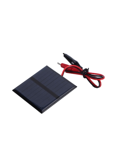 Hangfox 0.7w 5v Polikristal Güneş Paneli - 3.7v-5v Pil Şarjı İçin, Ev Projeleri Ve Bilimsel Çalışmalar İçin Uygun Depolama Fonksiyonu Yok