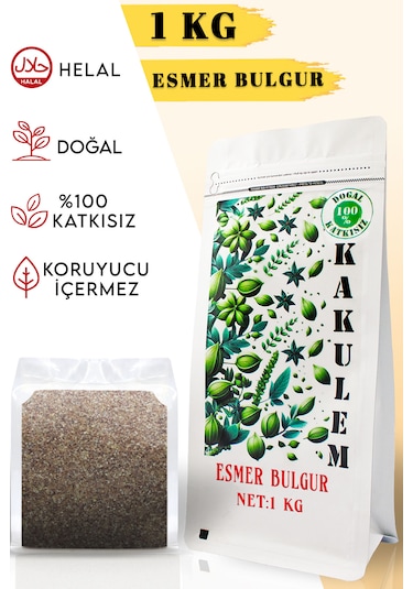 Kakulem Esmer Çiğ Köftelik İnce Bulgur 1 KG