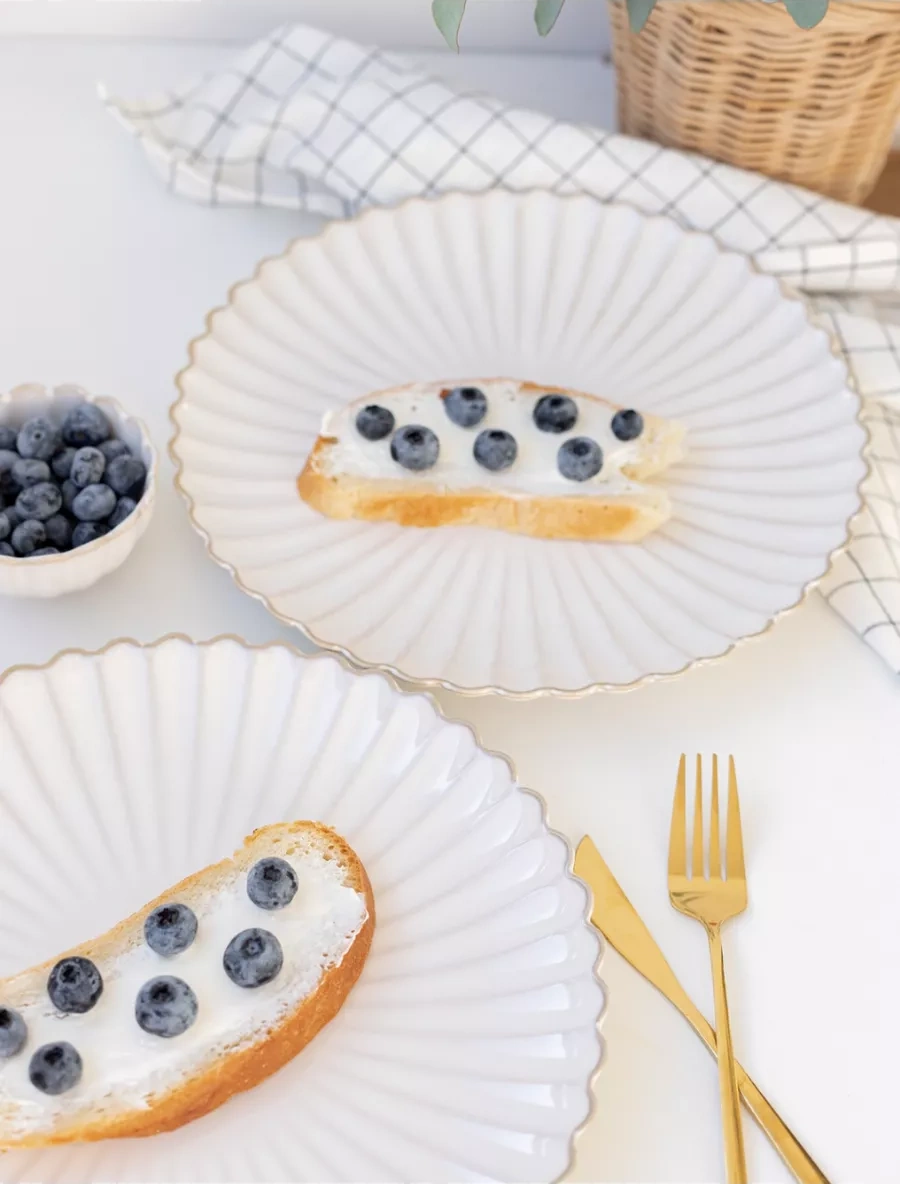 Perex 2 Adet Seramik Tabak Seti, 20 Cm 215800849 Bej