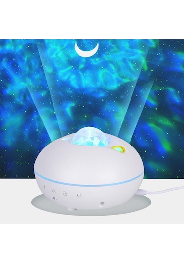 Suntek Galaxy Projektör Gece Işığı Uygulama Kontrolü Led Beyaz