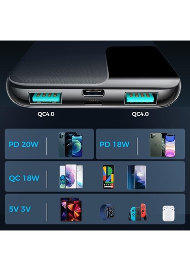 Joyroom Jr Qp190 20w 10000mah Powerbank Taşınabilir Şarj Aleti