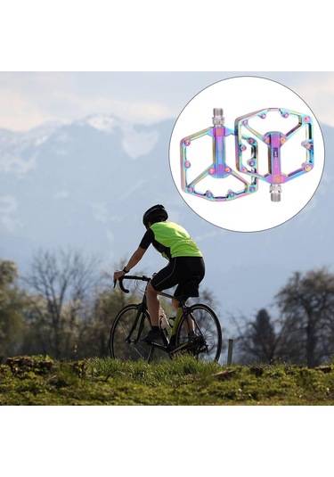 Dolıty 1 Çift Alüminyum Alaşımlı Bisiklet Pedalları Renkli