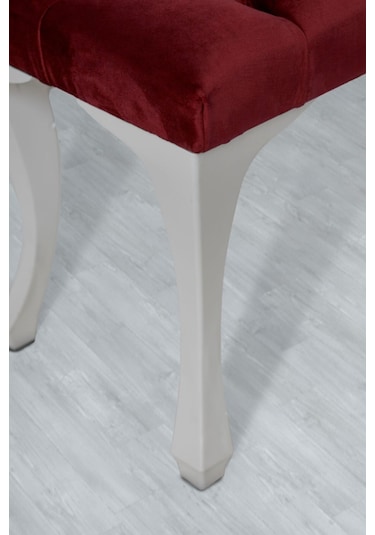 Bordo Chester Model Babyface Kumaş Bench&koltuk&tabure&pofuduk Yatak Odası Takımı Ucu&önü Puff