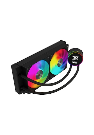 Hawk Gaming Hl240 Frostbite 240mm Led Argb Am5 Ve Lga1700 Uyumlu Siyah Sıvı Soğutucu