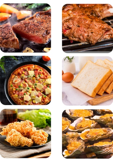 Xiyyadms Yüksek Isıya Dayanıklı Silikon Uçlu Paslanmaz Çelik Mutfak Maşası - 230 C'ye Kadar Kırmızı