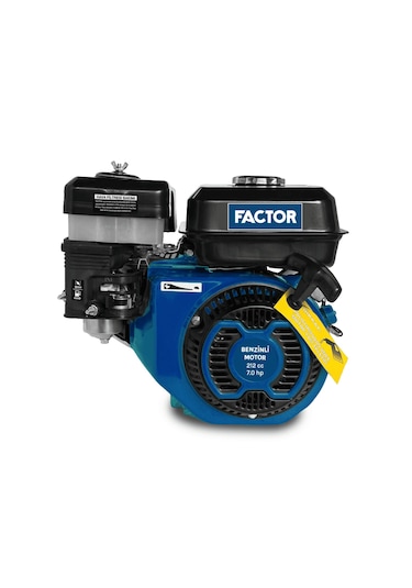 Factor GK210 7HP Kamalı İpli Benzinli Motor