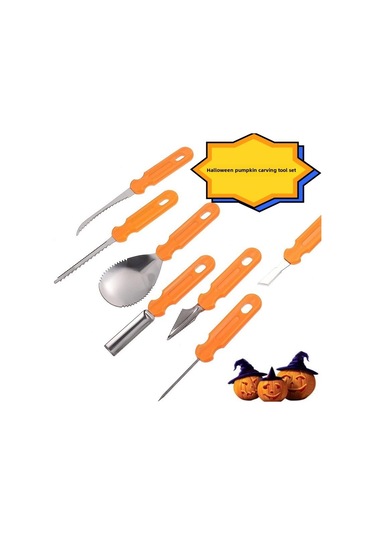 Reedark Pumpkin Kürke Ve Meyve Çizim Seti, Paslanmaz Çelik, Halloween Ve Mutfak Dıy Araçları Sürtü Spoon Diğer