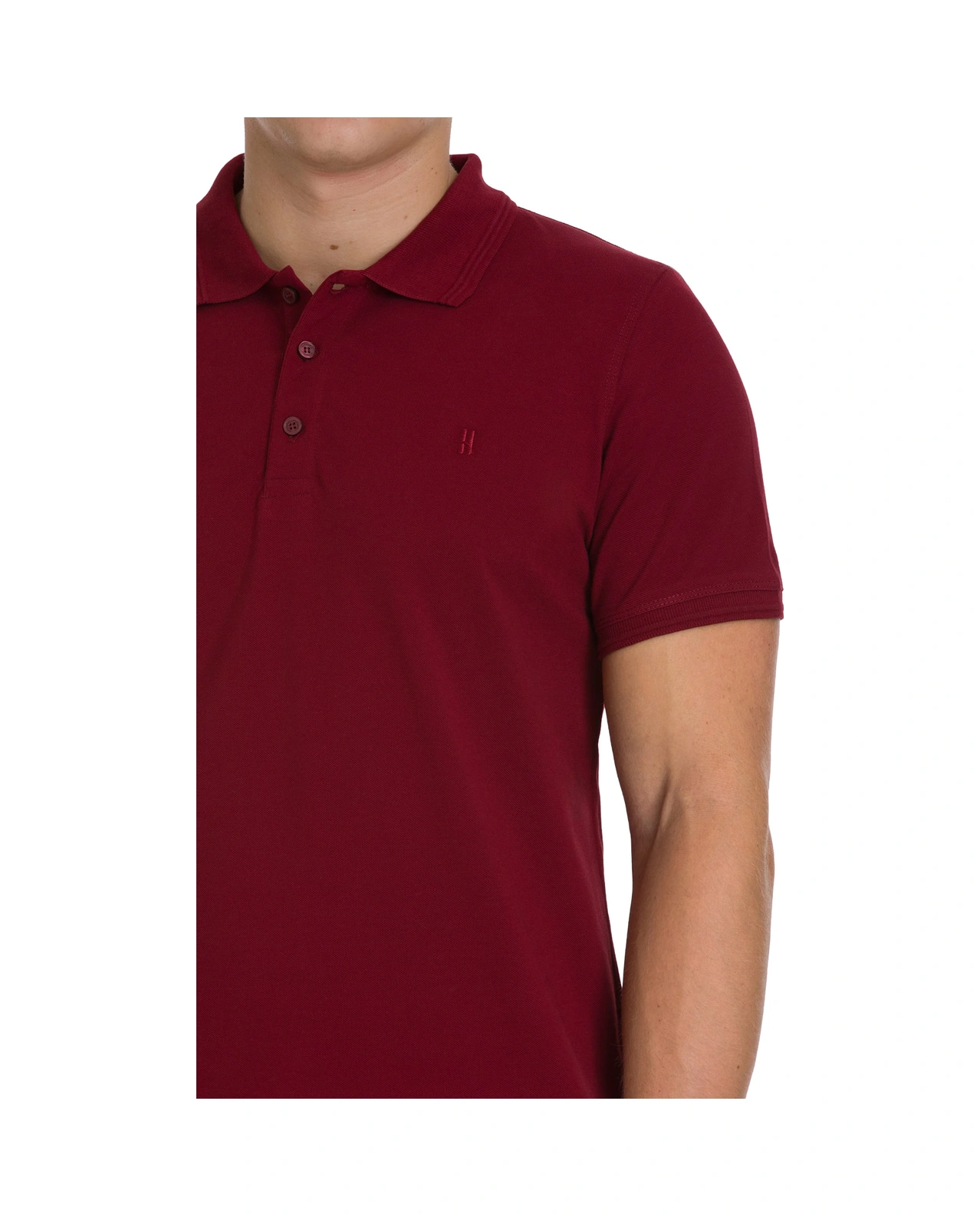 Hatemoğlu Bordo Regular Fit 100% Pamuklu Polo Yaka Tişört 35218 423595