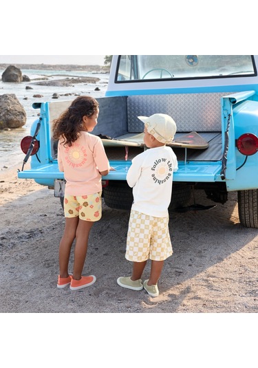 Lassig Sunshine Uv Korumalı Kısa Kollu Mayo Tişört Sea Salt