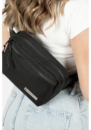 Rakerplus Siyah Unisex Minimal 21x15x5 Cm Bel Ve Göğüs Çantası Natural