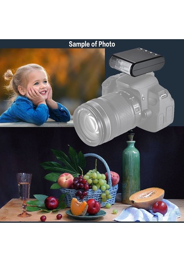 Youtek Ws-25 Taşınabilir Mini Flaş - Gn18, Aa Pil İle Çalışan, Siyah Fotoğrafçılık Işığı