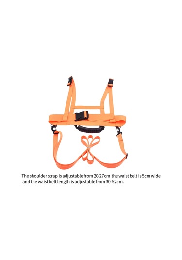 Homyl Çocuklar Kayak Snowboard Eğitim Koşum Takımı Kaykay Turuncu