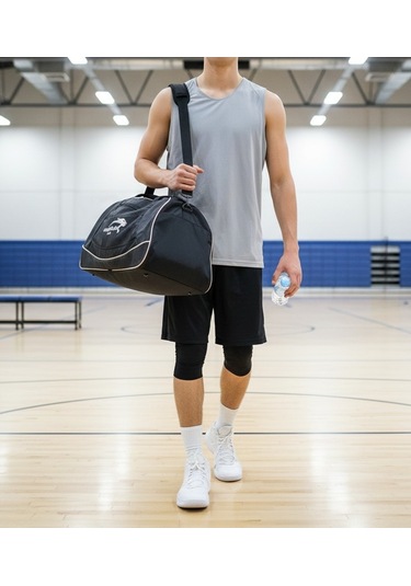 Newfull Sport Anatolia Pars Astarlı Seyahat Ve Spor Çantası-orta Siyah