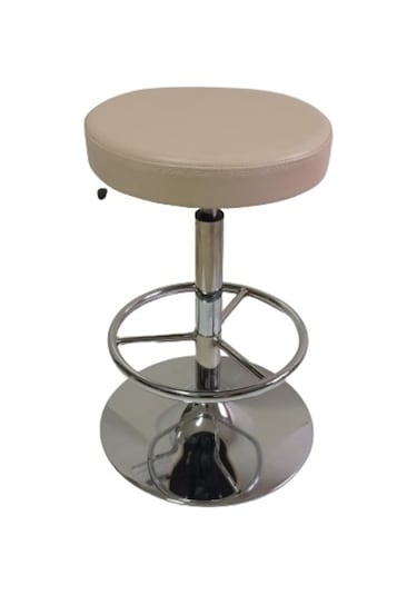 Bar Taburesi Lüks Krom Ayaklı Çemberli